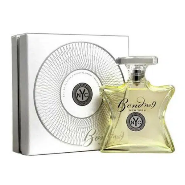 Luxurious perfume bottle with elegant packaging.