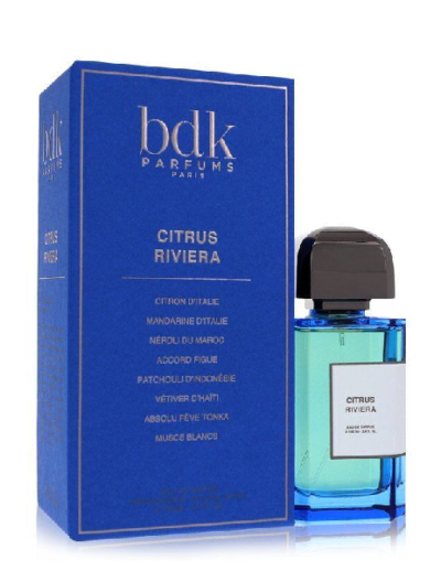 BDK Parfums Citron Riviera perfume bottle and box.