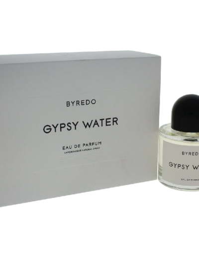 Byredo Gypsy Water perfume bottle and box.