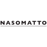 Black and white Nasomatto logo with an underline.