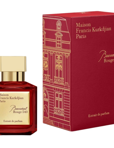 Elegant Maison Francis Kurkdjian Paris perfume bottle with matching box.