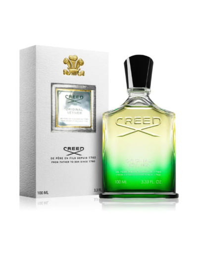 A luxurious Creed Aventus Cologne bottle with its elegant box.