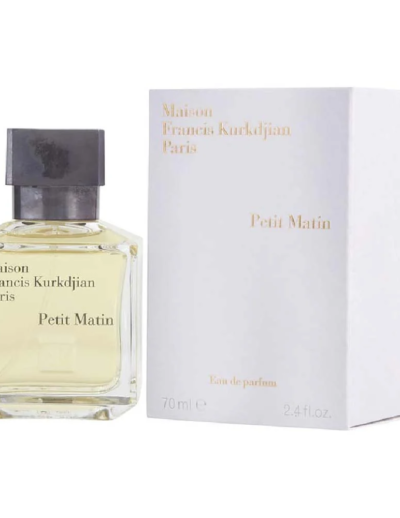 Bottle and box of Maison Francis Kurkdjian Paris First Musk Eau de Parfum.