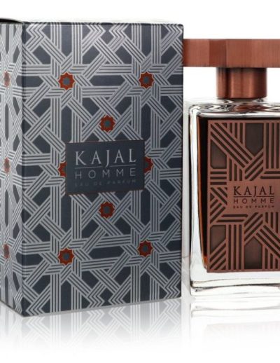 Elegant perfume bottle and patterned box of Kataf.