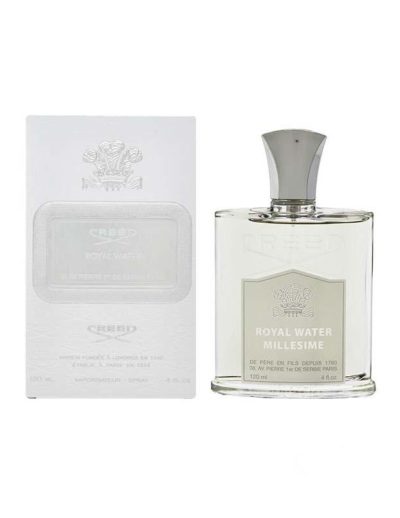 Elegant perfume bottle with matching minimalist packaging.