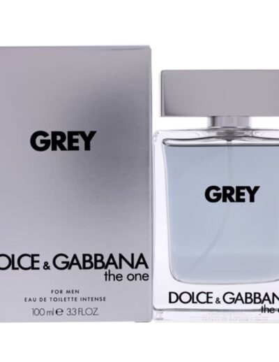 Dolce & Gabbana Grey perfume bottle and packaging.