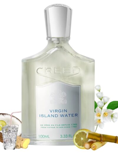 A clear bottle of Clinique Happy fragrance with floral and citrus elements.