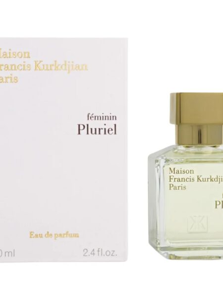 A perfume bottle and its packaging labeled 'Eau de Parfum'.