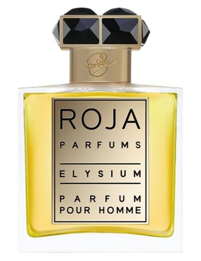 A bottle of Roja Parfums Elixirium perfume for men.