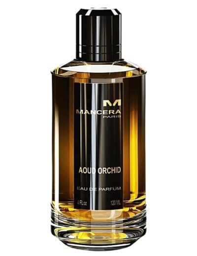 Elegant bottle of Aqua Di Gioia perfume with amber liquid.